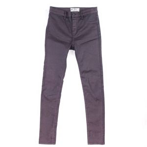 Free People FP Purple Wine Glitter Skinny Pants